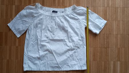 Marc O’Polo Bluse Weiss Gr. 38 - Sommerlich leicht!
