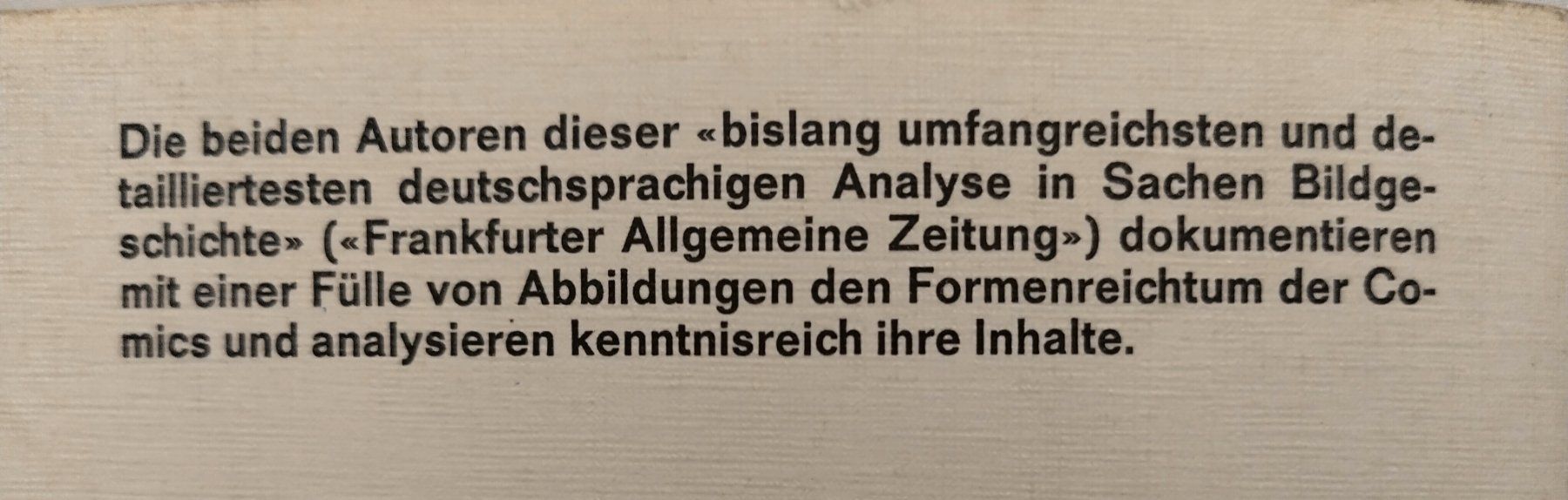 Libri: Comics - Anatomie eines Massenmediums / Taschenbuch 1976 – Usato da Bellach venduto da JingleJerry 9