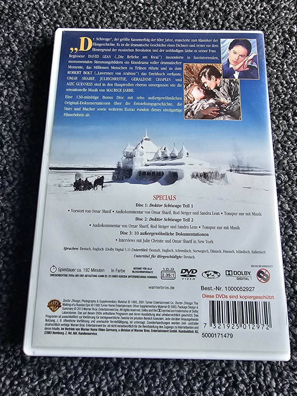 Tutti i DVDs: DOKTOR SCHIWAGO (20719) – Usato da Ruswil venduto da jan_bxl5 1