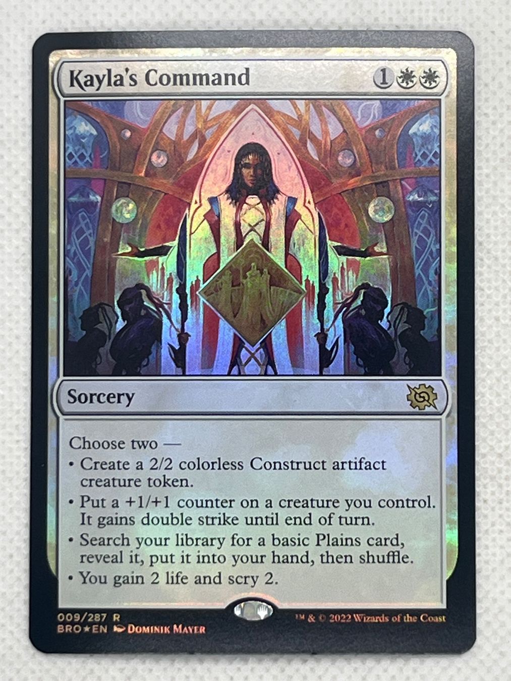 Magic The Gathering Carte collezionabili: Magic The Gathering - Kayla's Command Foil 009/287 R – Usato da Hinterkappelen venduto da Kim1992