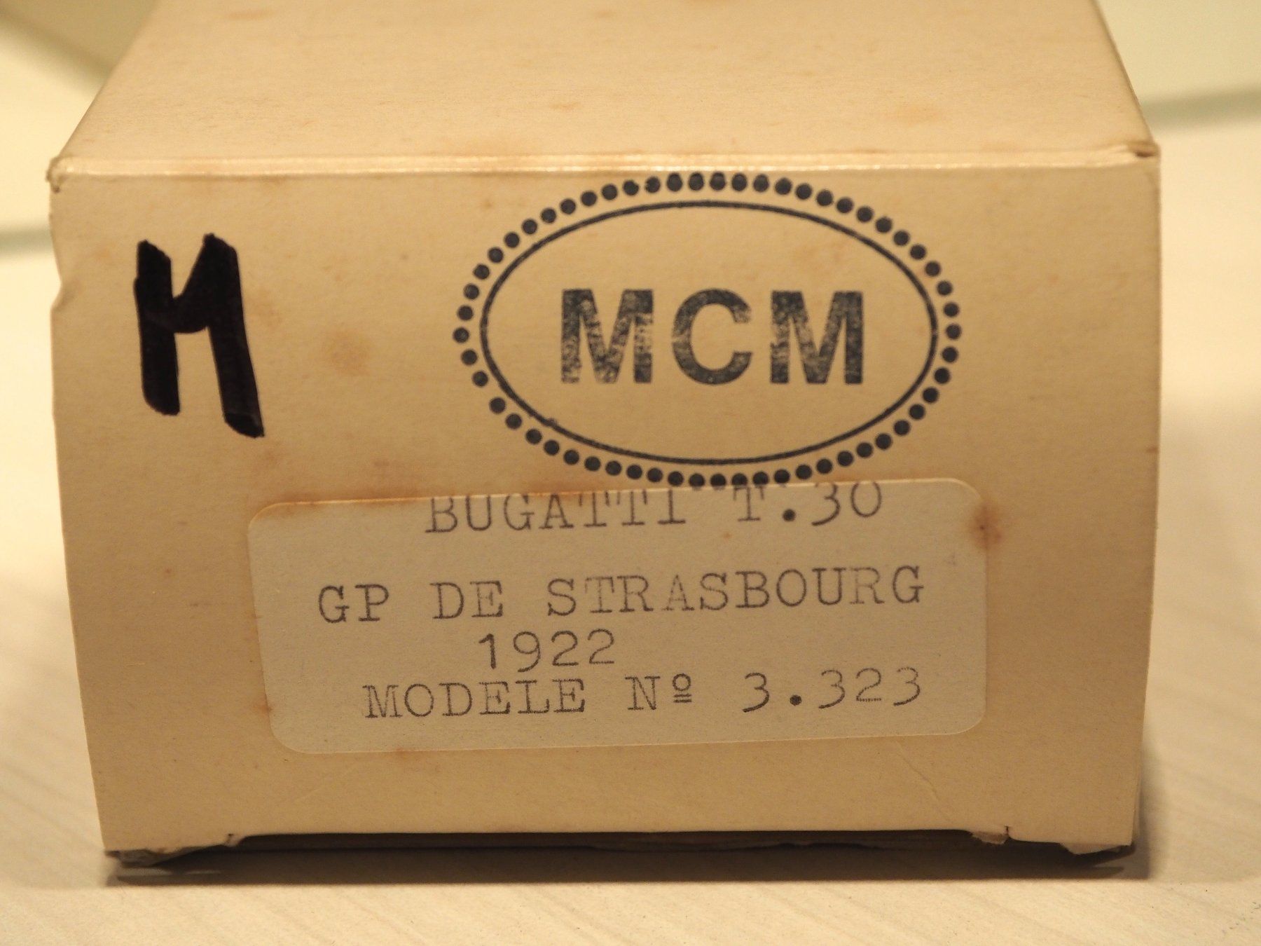 Bugatti Modellautos: Bugatti Type 30 Grand Prix de Strasbourg 1922 - MCM – Gebraucht aus Winterthur von 602ccm 4