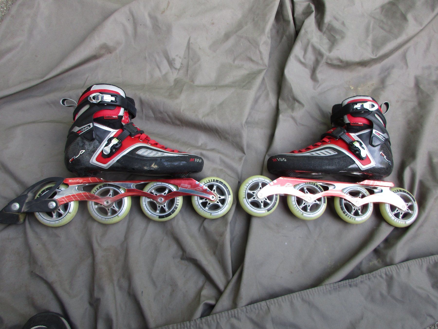 Pattini in linea & Pattini a rotelle: FILA Carbon Inline Skates Marathon Grösse 41 – Usato da Ottikon venduto da Locomotive01