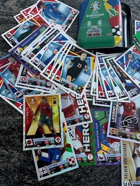Topps Match Attax Euro 24 40 Karten Mix wie Neu 3