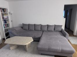 Top Ecksofa Longchair Grau