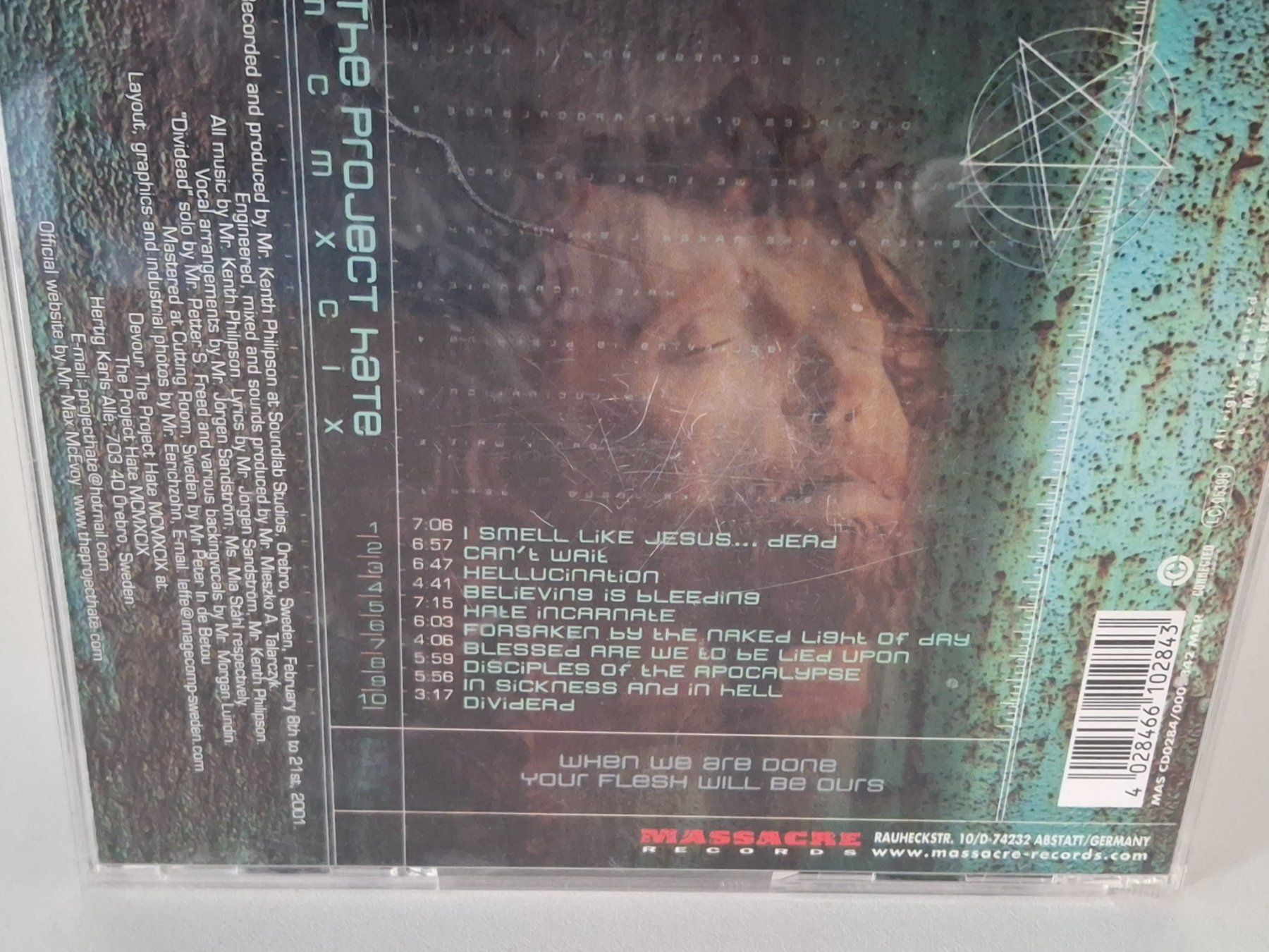 CD: CD The Project Hate - MCDXCMMXCIX Death Metal – Usato da Aarberg venduto da Jackup1 1