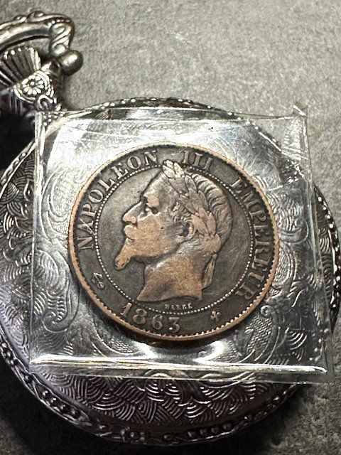 Tutti le monete: +  5  Centimes  +            Napoleon  1863 – Usato da Winkel venduto da zeho 3