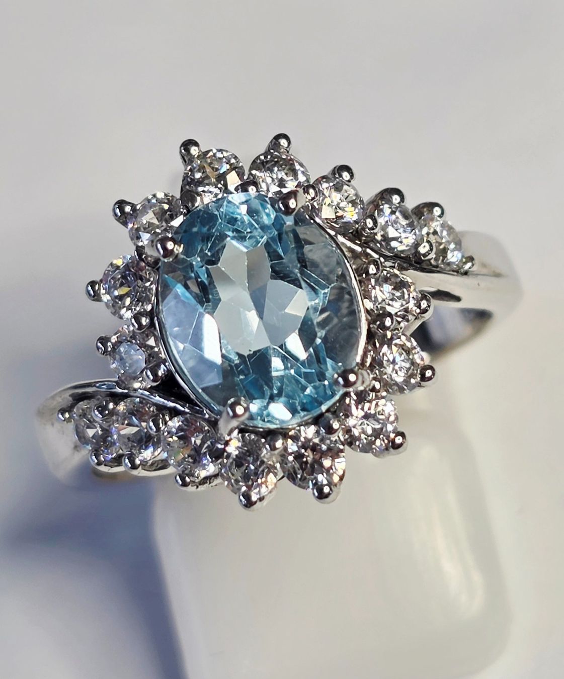 Bagues: Blau Topas Silber Ring – Neuf (Voir description) à Zürich par adriben 5