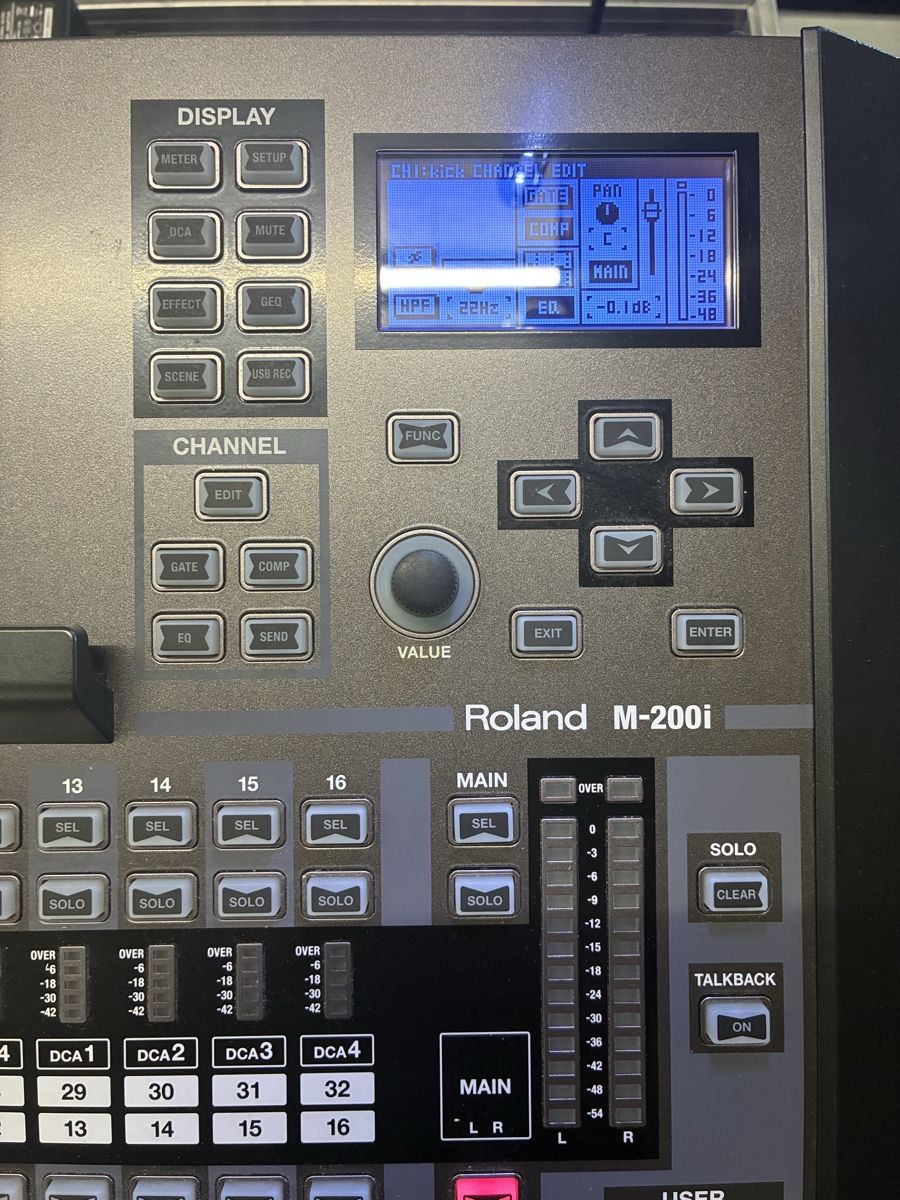 Roland Console di mixaggio: Mischpult Roland M200i – Usato da Rotkreuz venduto da Dreinle 2