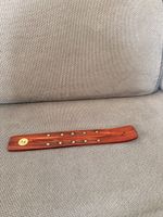 Porta incenso legno decorato stelle nuovo