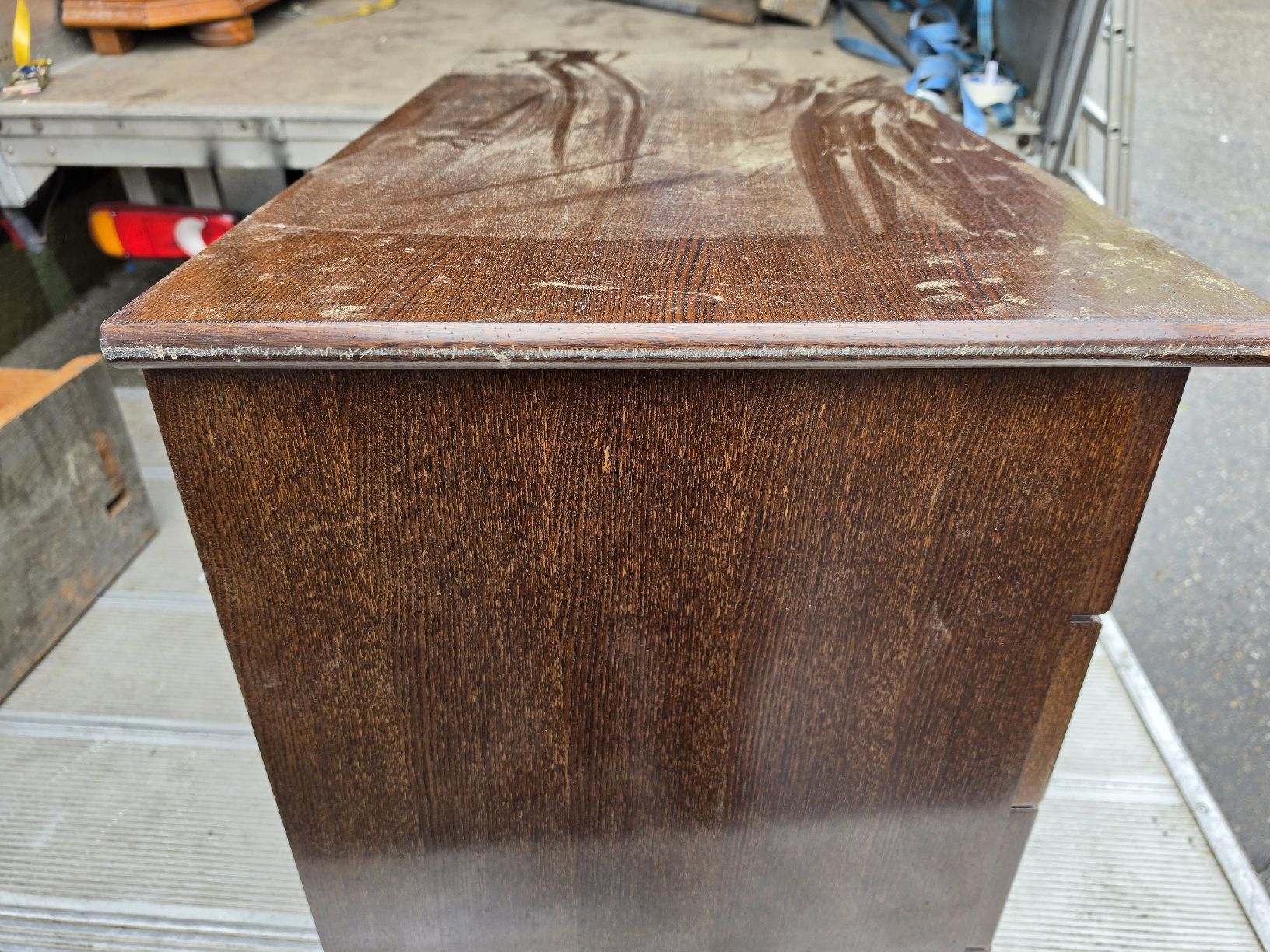 Cassettiere: Retro Kommode/Sideboard mit 4 Schubladen, Holz, Top! – Usato da Mettlen venduto da elios0888 3