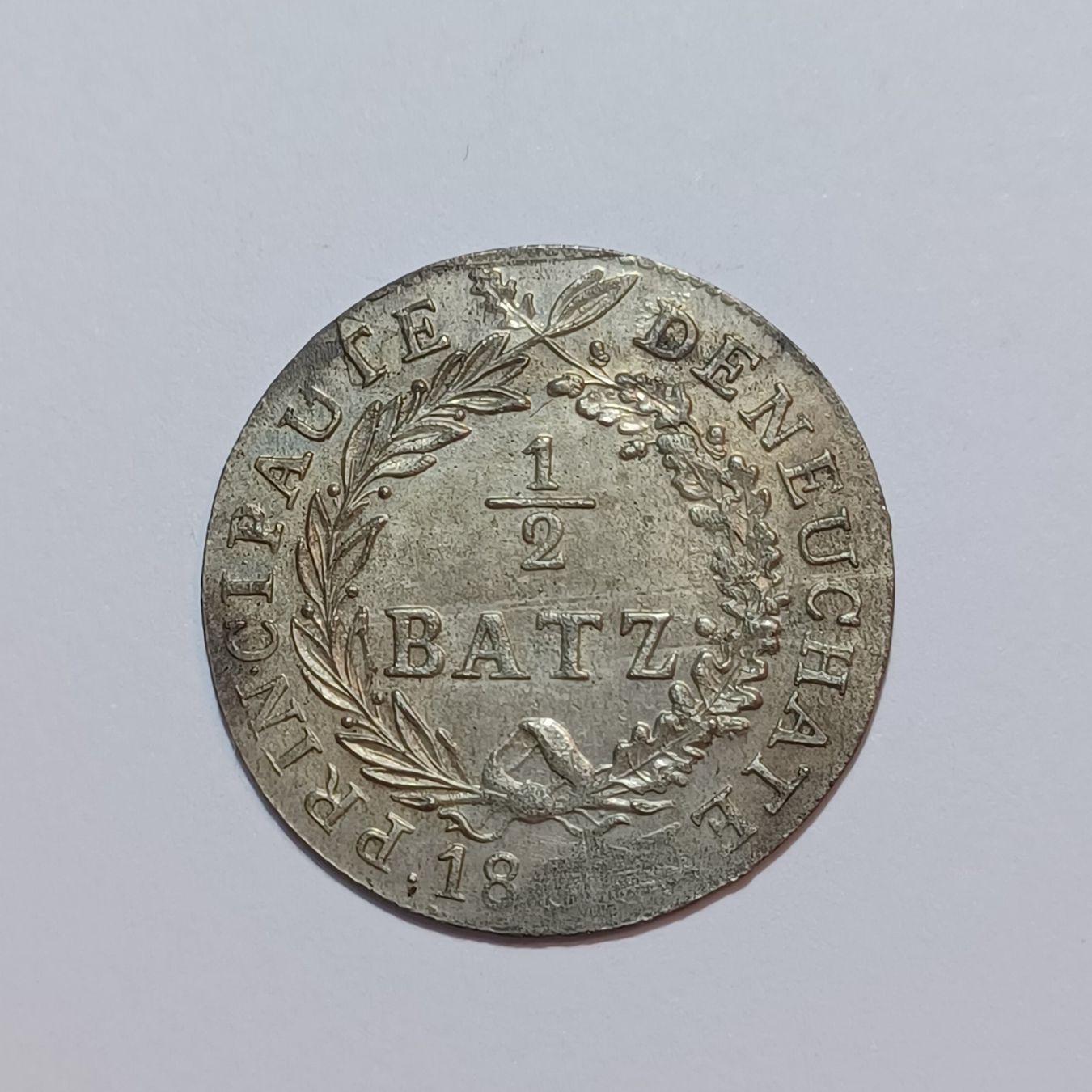 Tutti le monete: 1/2 Batzen 1809 Neuenburg vz – Usato da Pfäffikon ZH venduto da Schweizer_Muenzen