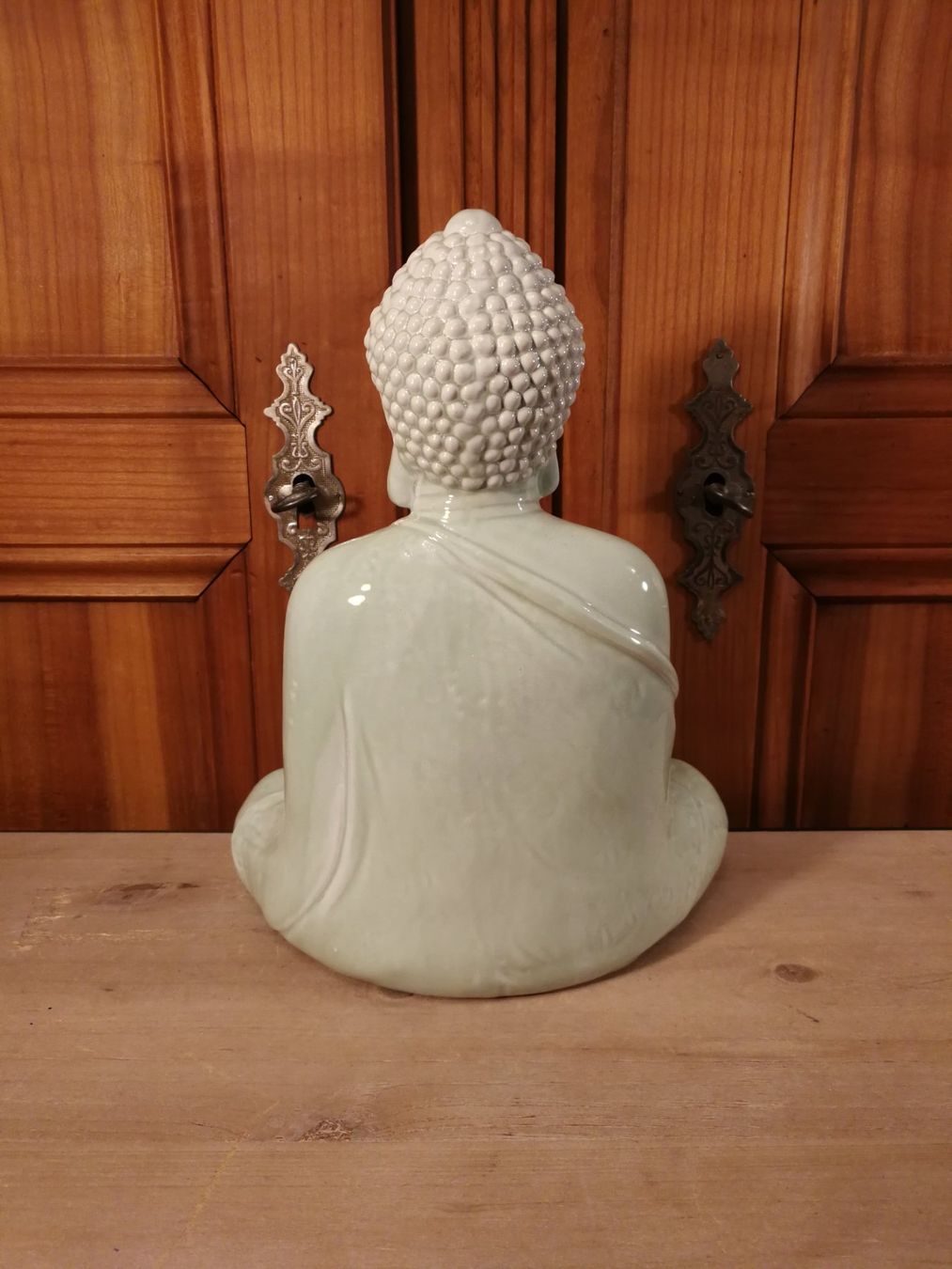 Statuette: Budda sitzend aus keramischem Material – Usato da Wagenhausen venduto da Simbad 3