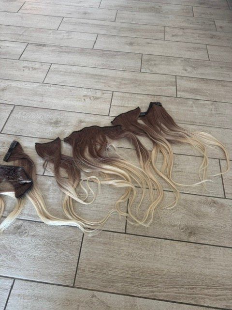 Parrucche: Echthaar Clip Extensions Ombre Blond – Nuovo (secondo la descrizione) da Opfikon venduto da onlineschweiz 4