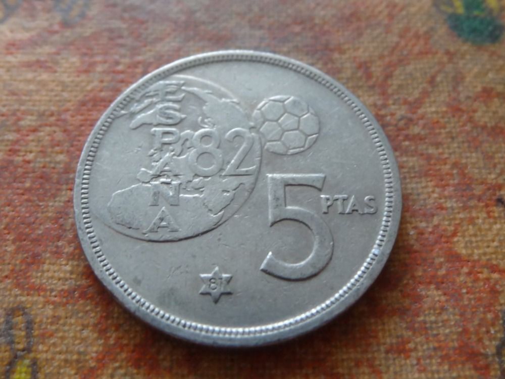 Tutti le monete: ESPAGNE  5  Pesetas  1980 – Usato da Romanel-sur-Lausanne venduto da Swift13