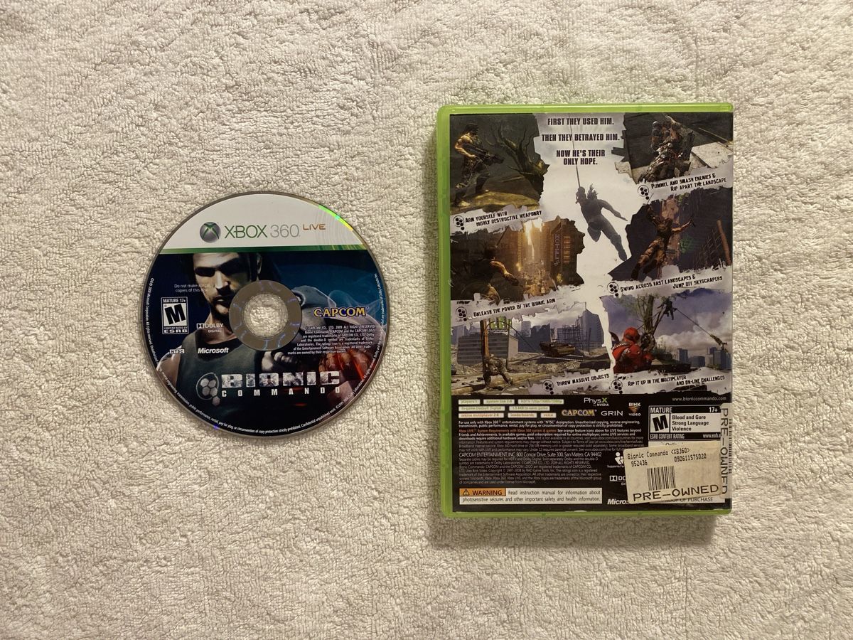 Microsoft Spiele: Bionic Commando XBOX 360 – Gebraucht aus Reichenbach i. K. von Daniel840 1