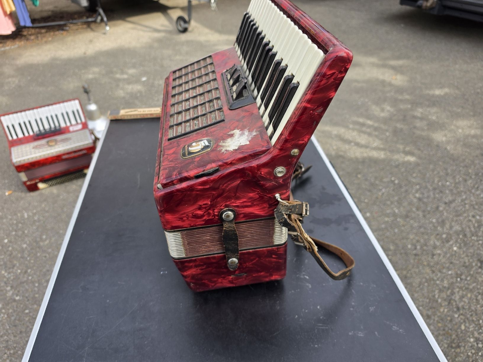 Strumenti musicali: Rote Stella Akkordeon, Knöpfe defekt – Usato da Mettlen venduto da elios0888 5