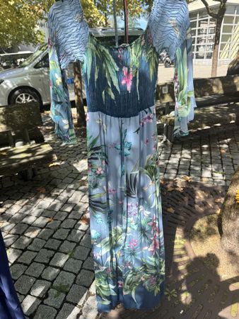 Heine Maxikleid Sommerkleid Blumenmuster