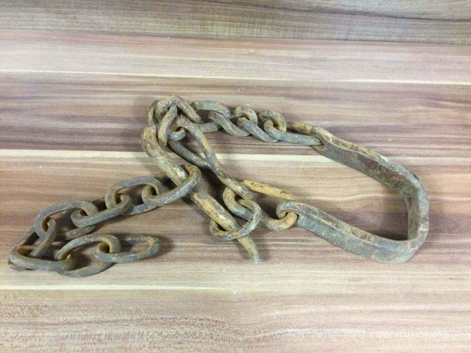 Werkzeuge: Geschmiedete Bremskette Bremsschuh für Schlitten oder Wagen – Gebraucht aus Wangen SZ von kuriosum12 2