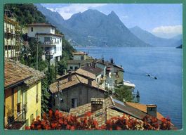 Gandria am Lago di Lugano, ungelaufen, Grossformat