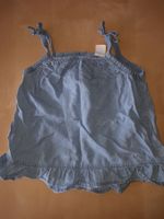 Trägershirt Jeansfarben Gr 92 Neuwertig