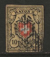1850 : Rayon Nr. 16II, dunkelgelb