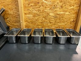 6 x 1/3 Gastronorm Behälter 15 cm