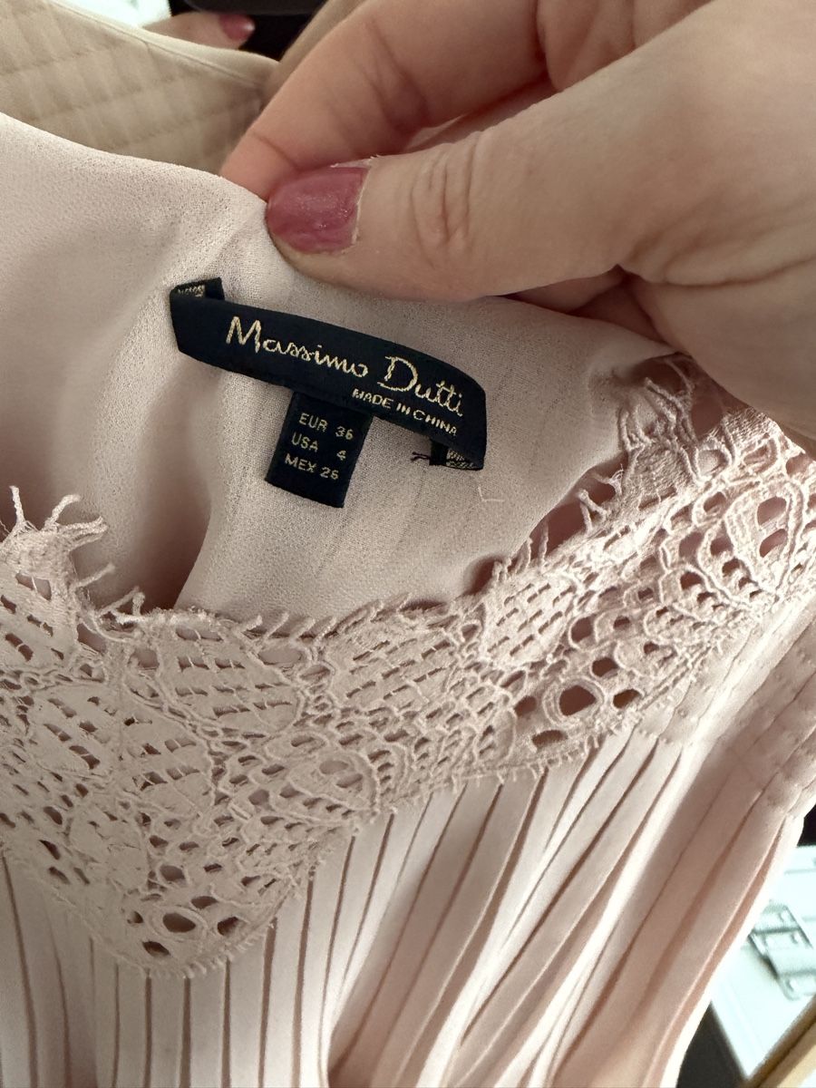 Massimo Dutti Camicette: Massimo Dutti Top, Zartrosa, Spitze – Usato da Glattpark(Opfikon) venduto da dic_7gxr 2