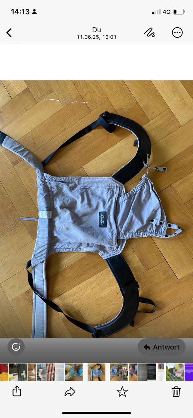 Rookie Marsupi portabebè: Babytrage Rookie grau – Usato da Zürich venduto da ama_nlf2 1