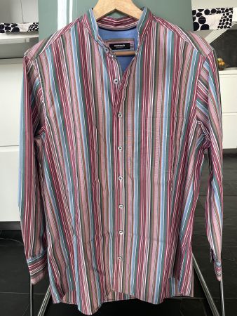 Walbusch Hemd Gr. 38 Comfort Fit - Stehkragen-Extraglatt