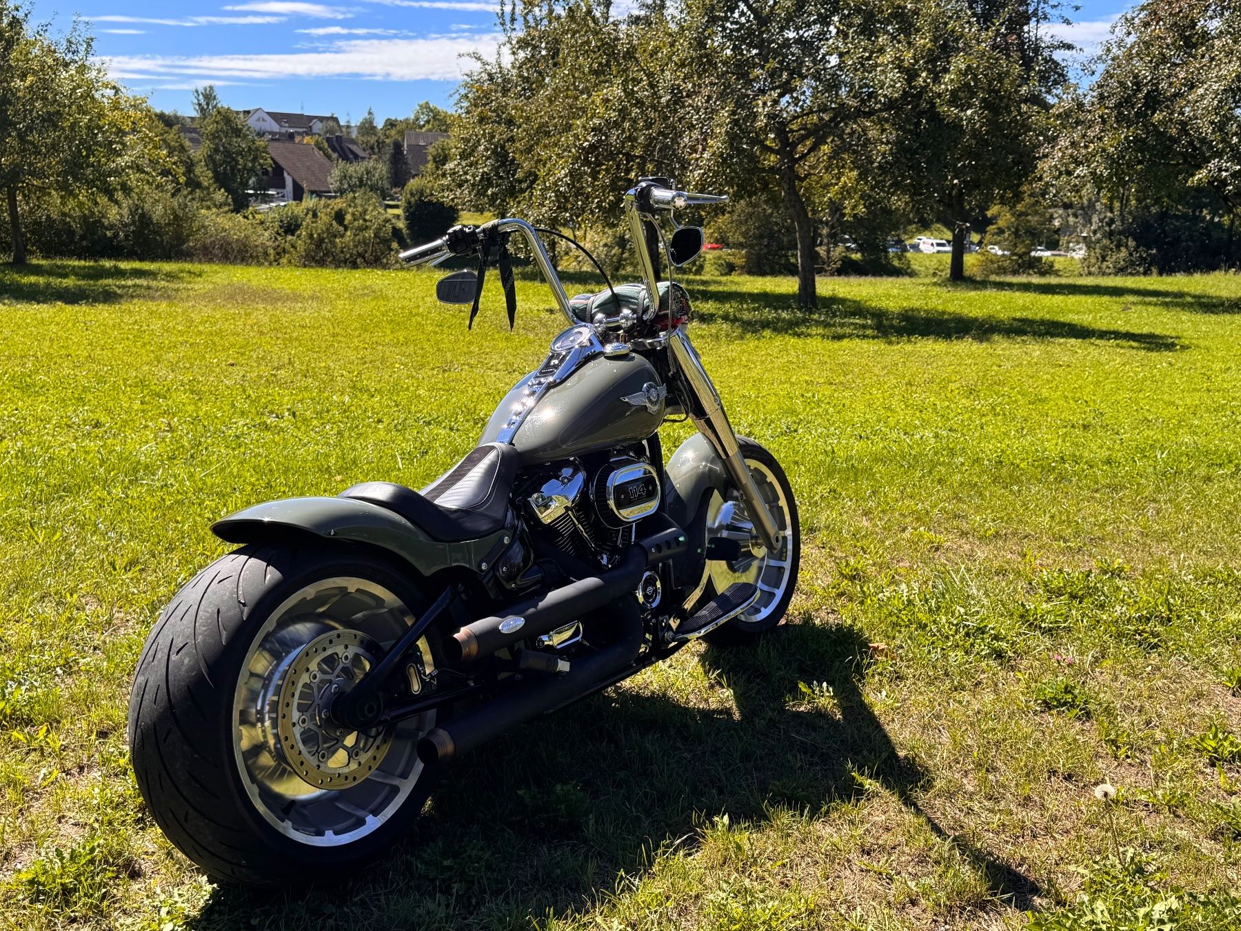 Harley-Davidson Chopper: CUSTOM HARLEY-DAVIDSON 2021 Softail Fat Boy Special, Stage 2 – Usato da Grüningen venduto da con_9mdz 6