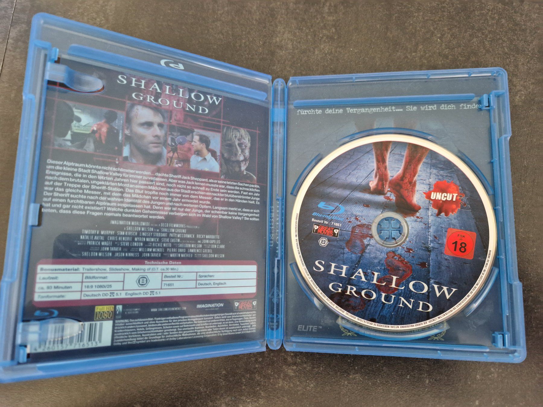 Tutti i DVDs: Shallow Ground Blu-Ray Topzustand – Usato da Buchs SG venduto da Herc01 1