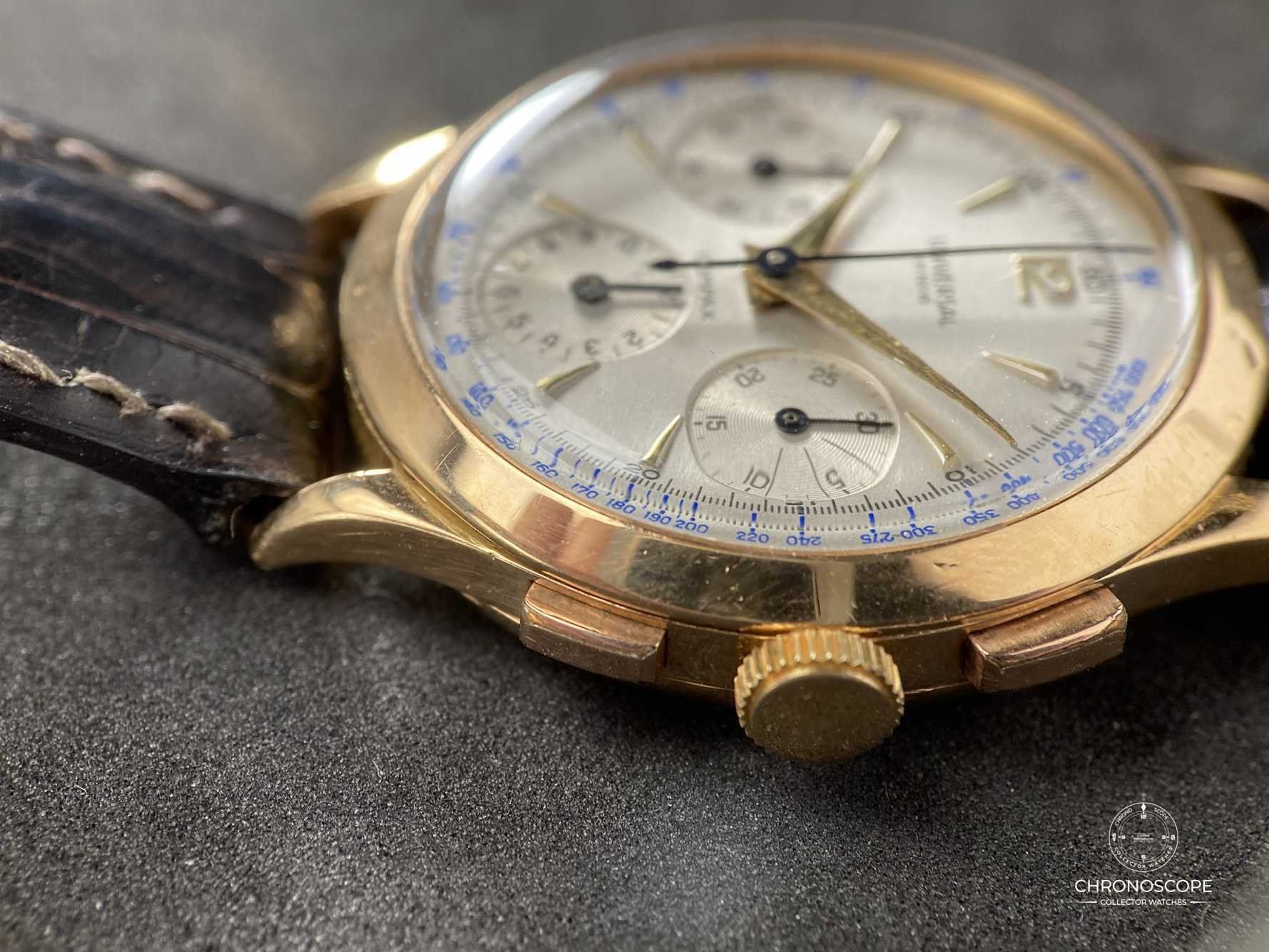 Universal Genève Orologi: 18k Yellow Gold Universal Genève Compax Reference 12491 – Usato da Luzern venduto da ChronoScope6004 7