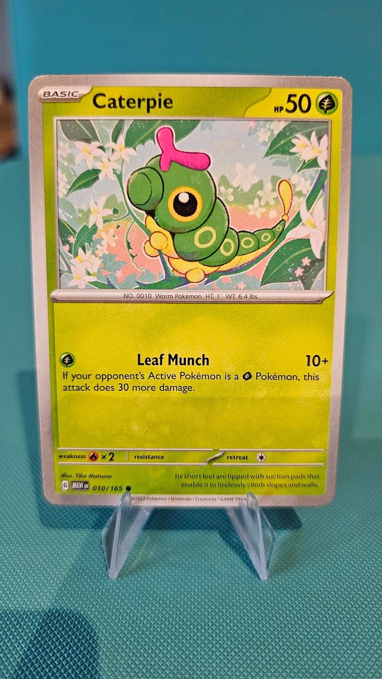 Pokémon Carte collezionabili: Caterpie MEW 010/165 EN – Usato da Rheineck venduto da Pinia03