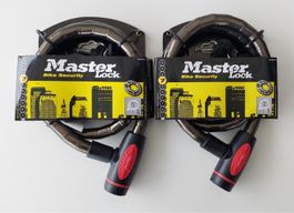2x Fahrradschloss Master Lock Spiralschloss Neu&OVP 🔑🚴‍...