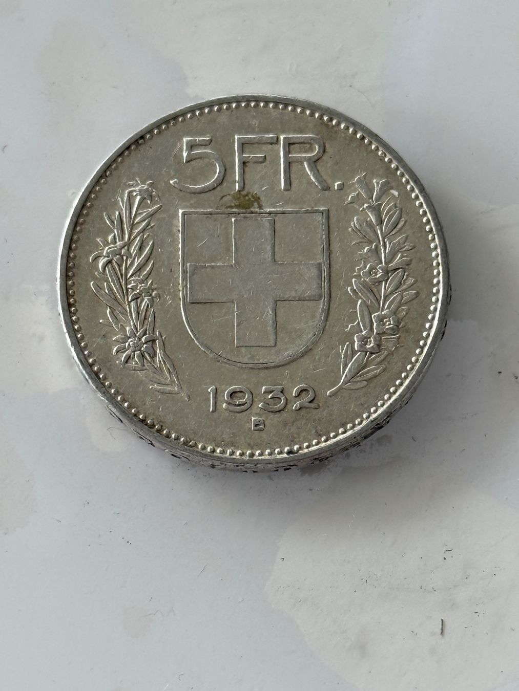 Tutti le monete: 5 Franken 1932  Silber – Usato da Wallisellen venduto da SWISS_SILVER1 1