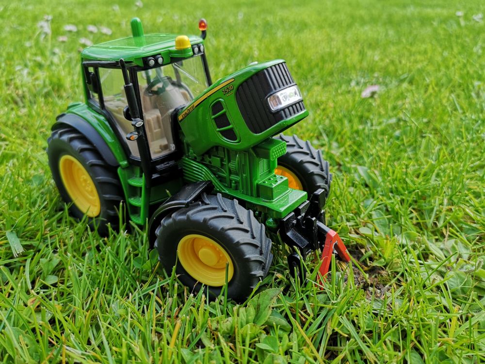 Tracteur John Deere 6251R SIKU - Modèle Réduit Métal/plastique 1:32 - Avec Attelage Remorque