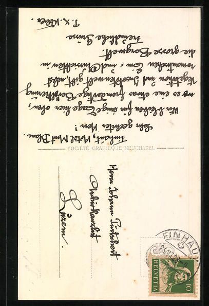 Cartoline postali: AK Finhaut, Grand Chavalard – Usato da Berlin venduto da bartko-reher 1