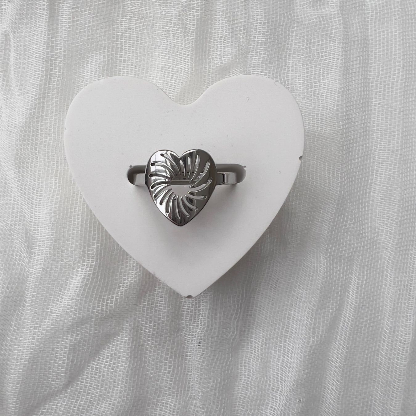 Anelli: Bague coeur – Nuovo (secondo la descrizione) da Pully venduto da sunaddict 3