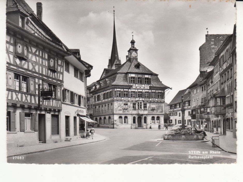 Cartoline postali: Stein am Rhein ca. 1950 – Usato da Bürglen TG venduto da StampGraf