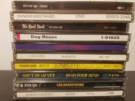 10 CD s von Schweizer Bands, Hard Rock, Indie, Pop etc.