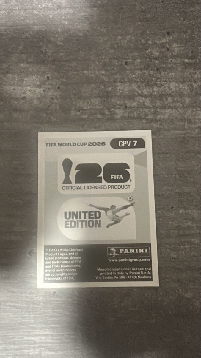 Panini Carte collezionabili: CPV 7 , FIFA WORLD CUP 2026 PANINI  – Nuovo (secondo la descrizione) da Frauenfeld venduto da 1PegPeg1 1