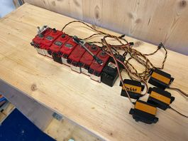 RC Servo Konvolut 12 Stk., defekt, Multiplex/Hitec/DiGiT