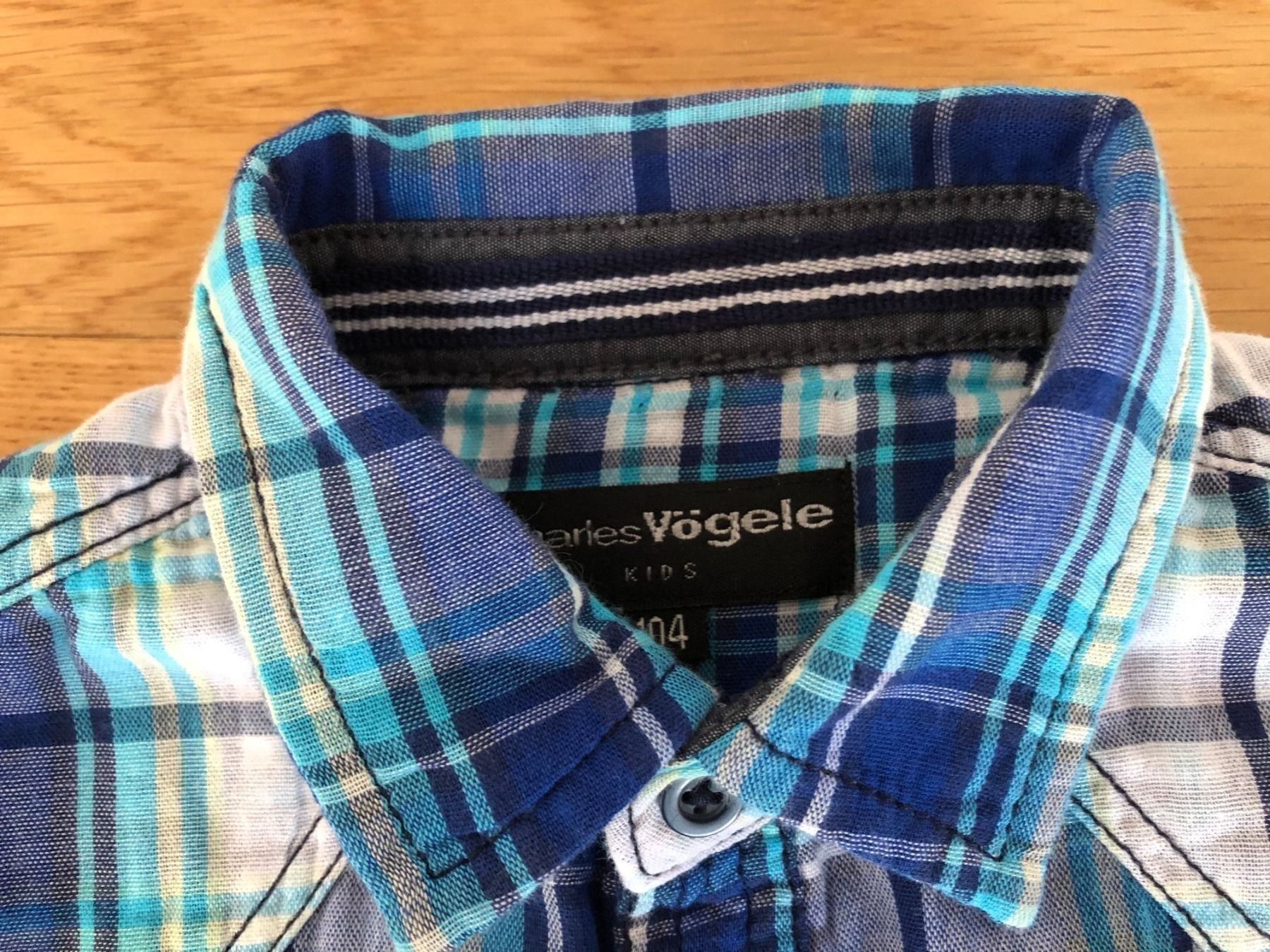Camicie, T-shirt & Polo: Hemd von Vögele Gr.104 - 100%Baumwolle – Usato da Buchs SG venduto da sunset55 1