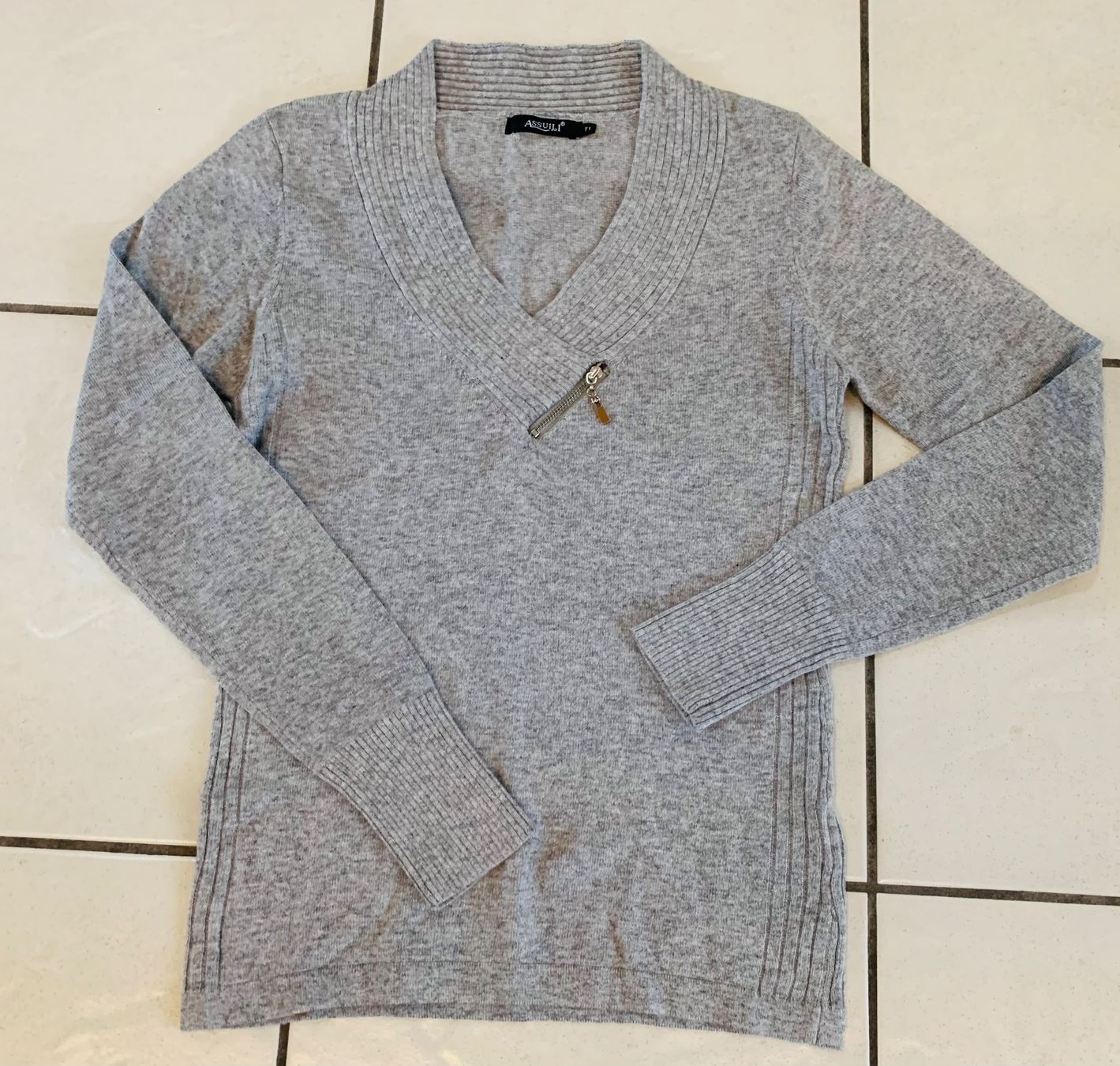 Pullover & Sweatshirts: ASSUILI leichter Damen Strickpullover Pullover Gr. S – Gebraucht aus Sursee von escape62