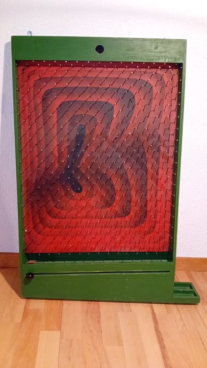 Kugelbahn Murmelbahn Wandspiel mit Murmeln Kunstobjekt | Kaufen auf Ricardo