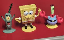 3 Spongebob Schwammkopf Mini Figuren