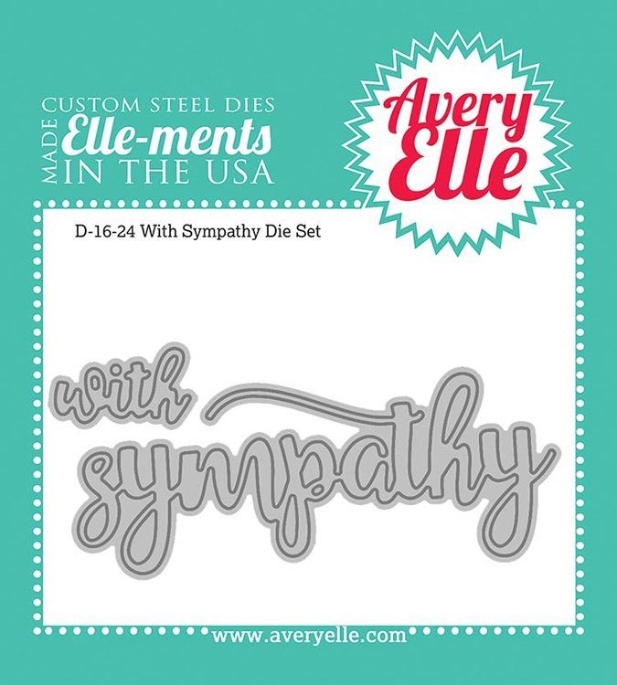 Sciablone: Avery Elle Die ** with Sympathy** – Nuovo e nell'imballaggio originale da Rubigen venduto da rofi100 3