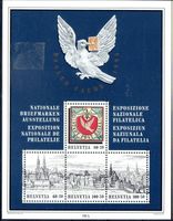 NATIONALE BRIEFMARKENAUSSTELLUNG 1995 IN BASEL BLOCK **  AA1