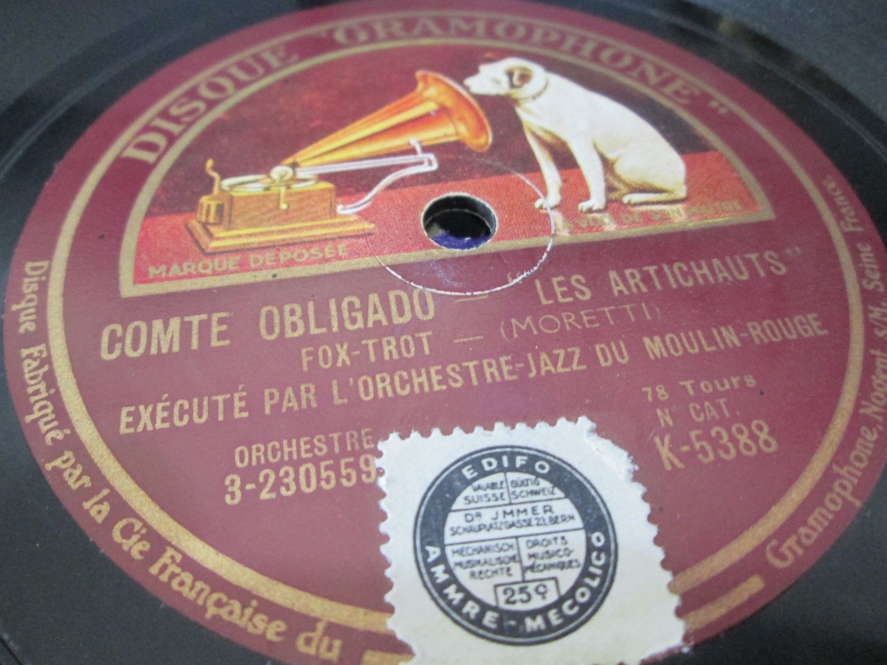 Vinyles: DISQUES 78 TOURS – D'occasion à Lausanne par Leag 7
