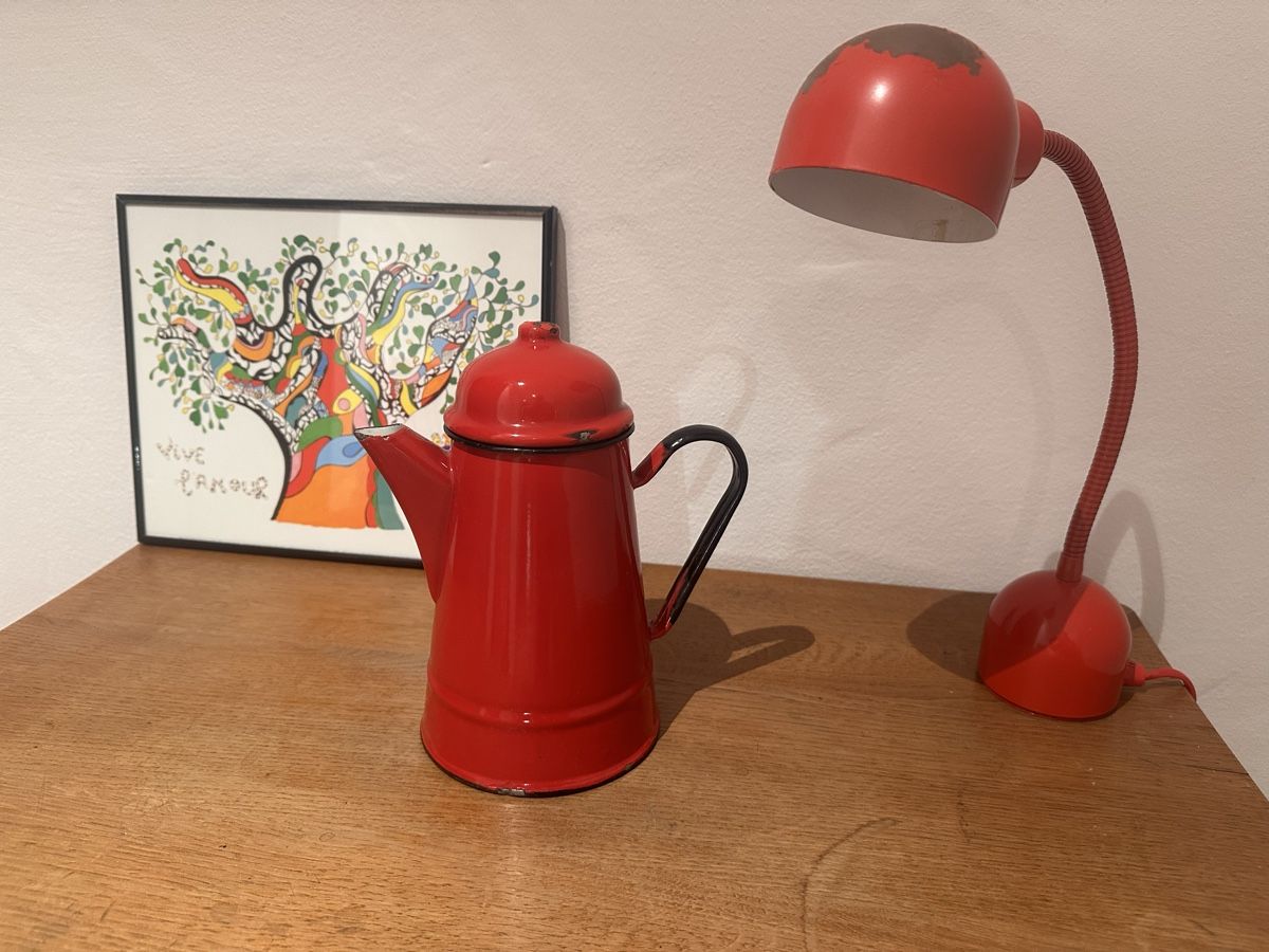 Teiere: Vintage Emaille-Kanne – Usato da Burgdorf venduto da Loulou 1